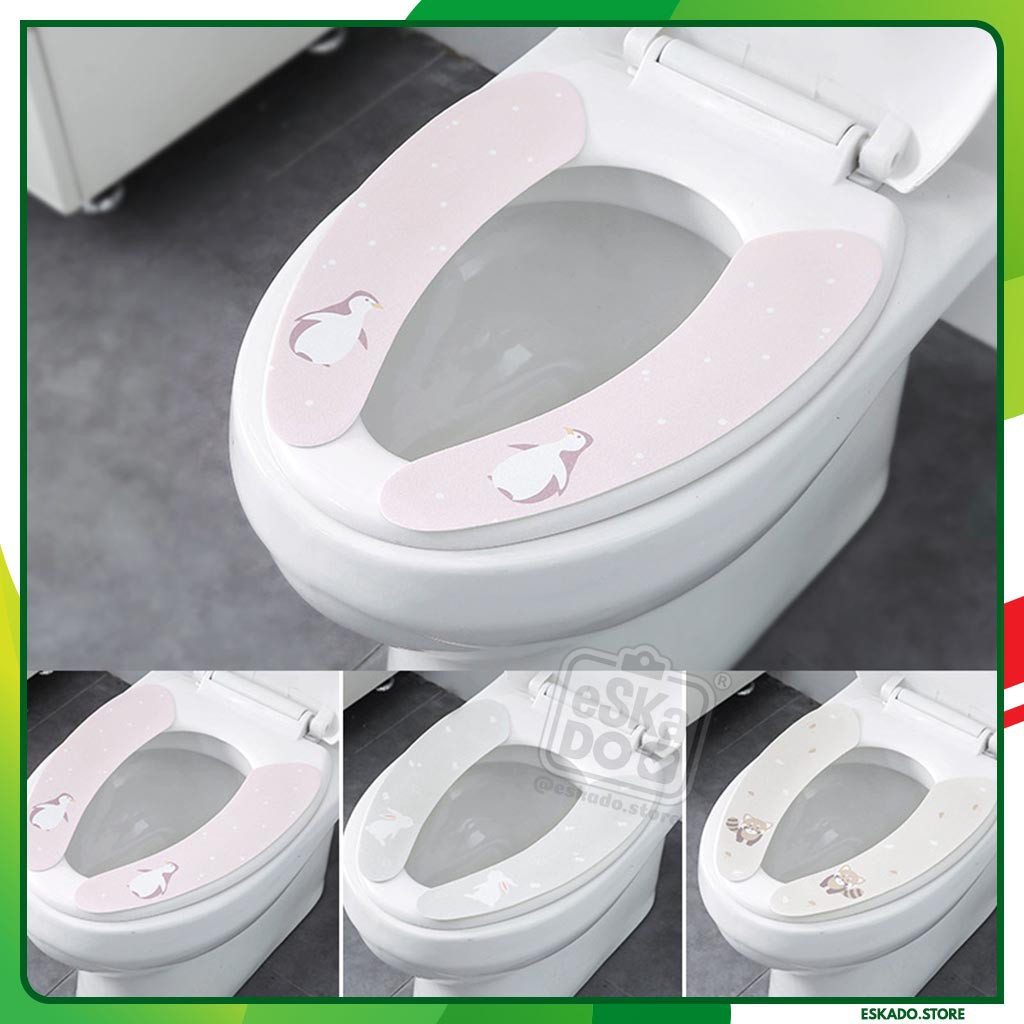 Alas Dudukan Closet / Toilet Cover Dudukan kloset alas Closet alas WC Motif Lucu Minimalis