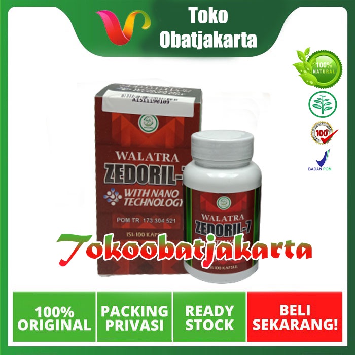 Zedoril 7 Walatra - ORIGINAL asli kapsul 100 zedoril7 Obat Kanker Wanita Pria Samulinpro Sehat Sendi
