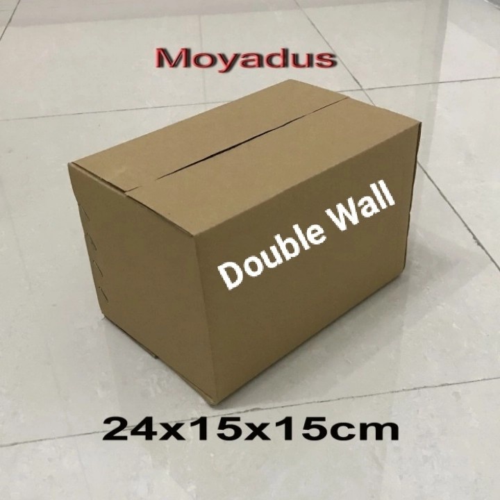 

kardus/karton/box Uk. 24x15x15cm DOUBLEWALL