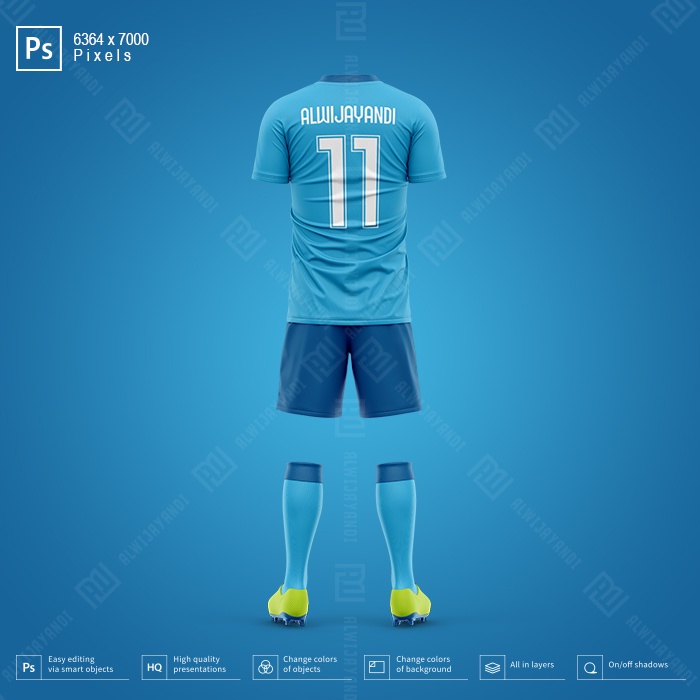 MOCKUP FULLKIT JERSEY BOLA - RESOLUSI 6364x7000 Pixels (BACK)