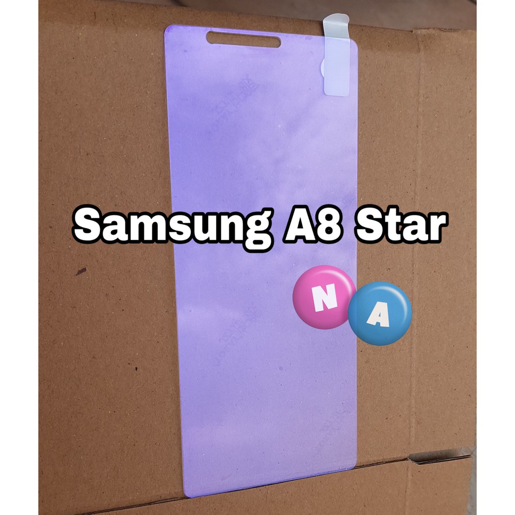 Tempered Glass Anti uv Samsung A8 / A8 Plus / A8 Star - Tempered Anti Blue Light