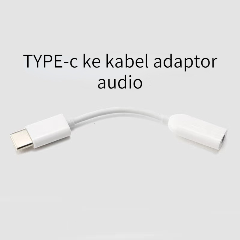 Adapter Adaptor Converter USB C To Headset Handsfree Jack 3.5mm XIAOMI Mi6 Mi6X Mi A2 Mi8 Lite Mi9 SE Mi 10 Mi 11 - ORIGINAL - Sambungan Penyambung Earphone Xiao Mi Type C Ke Audio 3.5 mm