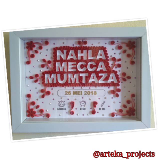 Download Shadow Box Frame 3d Paper Quilling Shopee Indonesia