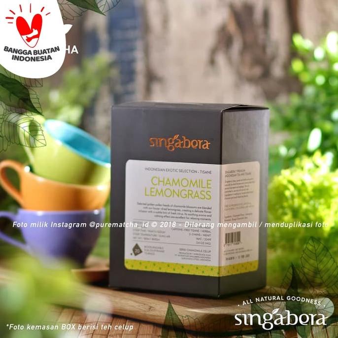 

[COD] Singabera Teh Premium Indonesia - Singabera Chamomile Lemongrass 20tb [COD]