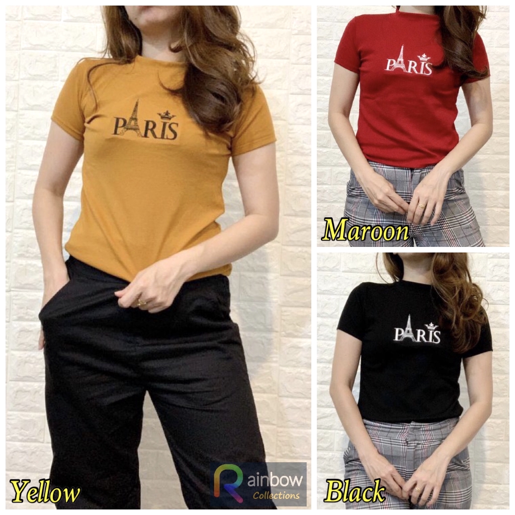 KAOS GI-ANTS PARIS TEE / GIANTS BASIC / TUMBRL TEE TSHIRT KAOS ATASAN WANITA MURAH