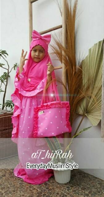 Mukena anak seri Minnie
