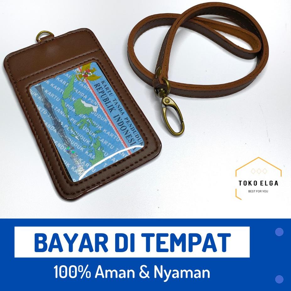 

Keluaran Terbaru.. Id Card Kulit Name Tag Kulit Card Holder Termurah