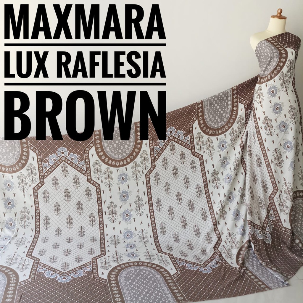Kain Meteran Maxmara Lux Raflesia Brown (0.5M)