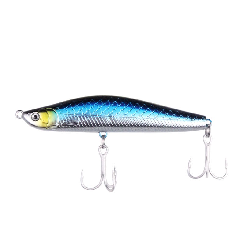 1Pc Umpan Pancing Minnow Fishing Lure Bentuk Pensil 8.5cm 12g Dengan Kait Tajam Untuk Memancing Ikan Mas