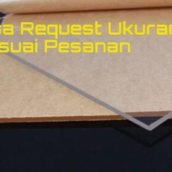 

Dapatkan Segera Akrilik Lembaran 2mm A2 size 42x60cm#