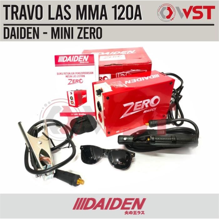 Daiden Travo Las Inverter Mini Zero 120A - Mesin Las Mini - Trafo Las
