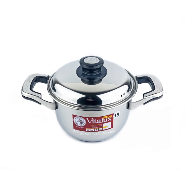 Zebra Vitalux Plus Sauce Pot 18 cm / Panci Stainless Induksi 162218