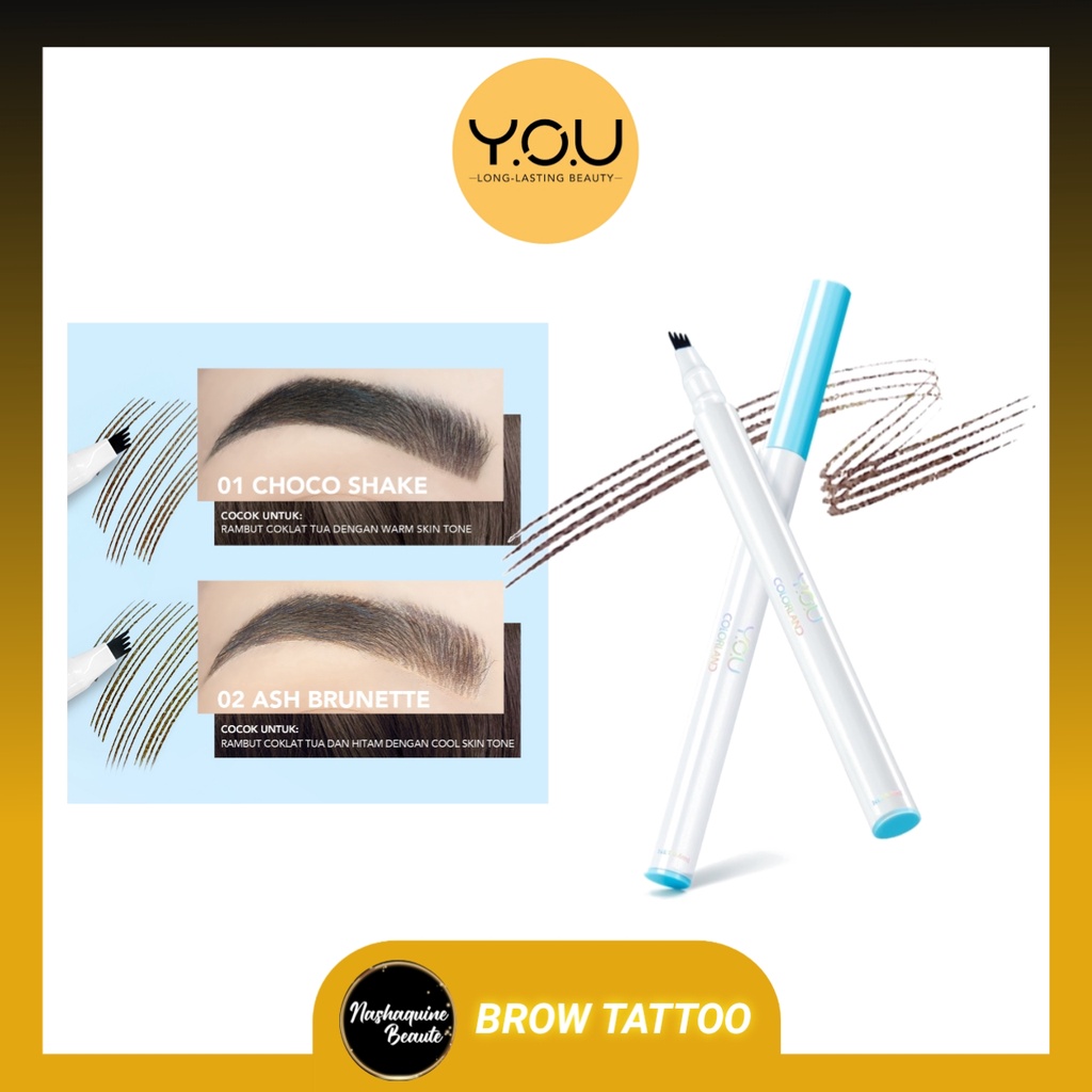 YOU Colorland Ready To Go Brow Tattoo - Pencil Alis Tato