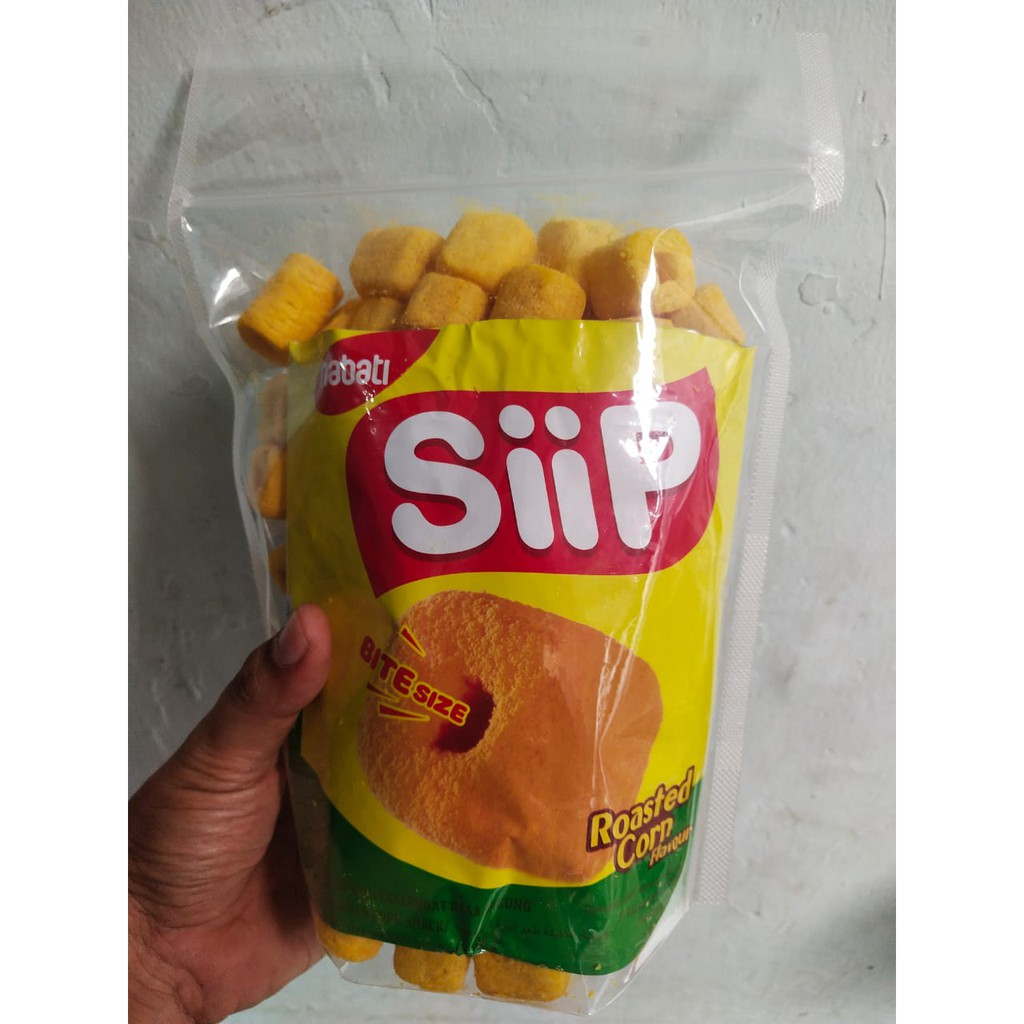 

Siip Nabati Jagung Bakar/Keju/Coklat Ori Repack Standing Pouch/Ziplock 200gr