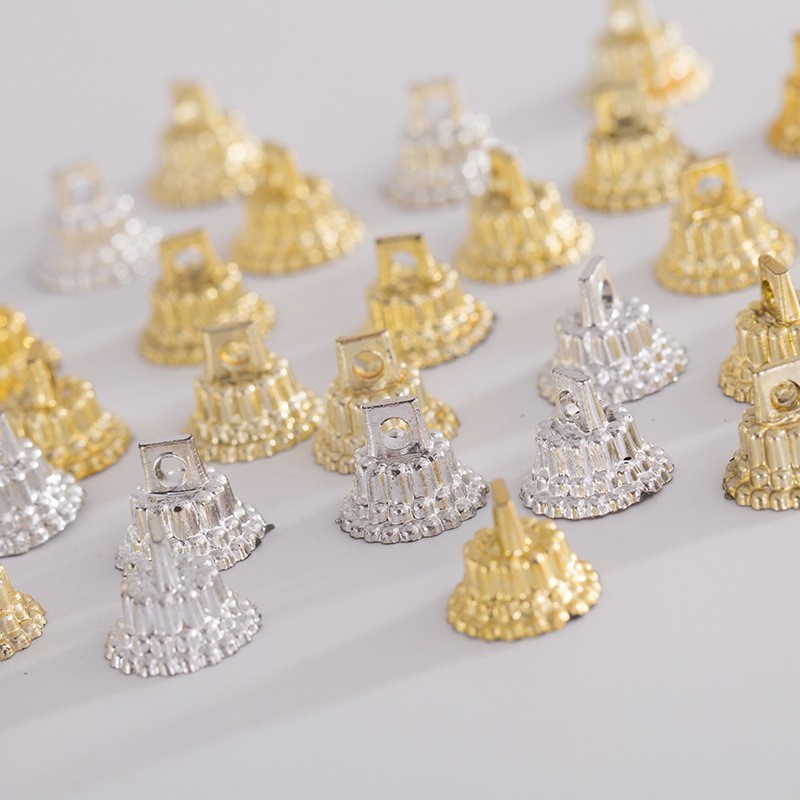 XBMN bell lonceng mini gold hiasan natal dekorasi ornamen craft diy