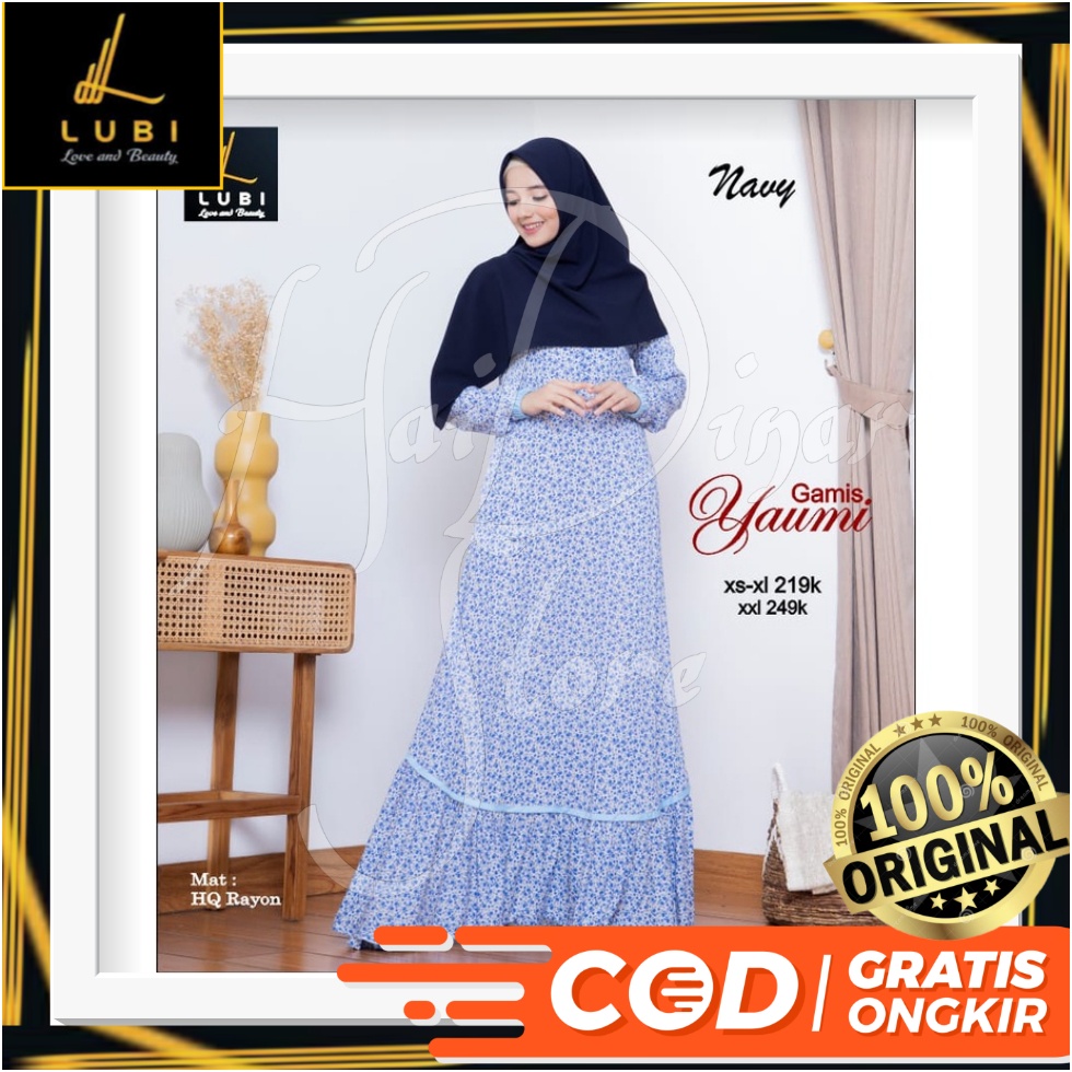 [Terbaru] Lubi Gamis Muslimah Yaumi Ready