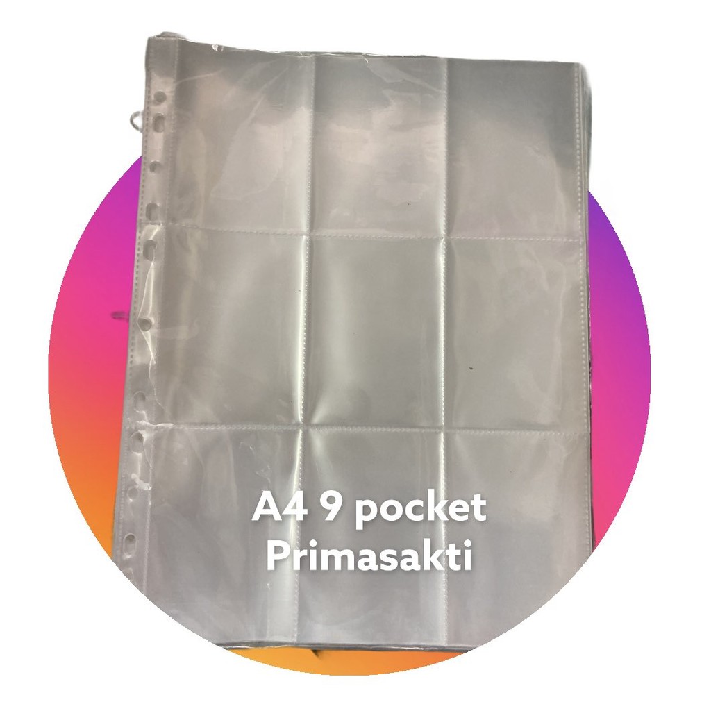 

Custom Sleeve Pocket Collector 0.08 Mm A4 9 pocket [10 lembar/pak]