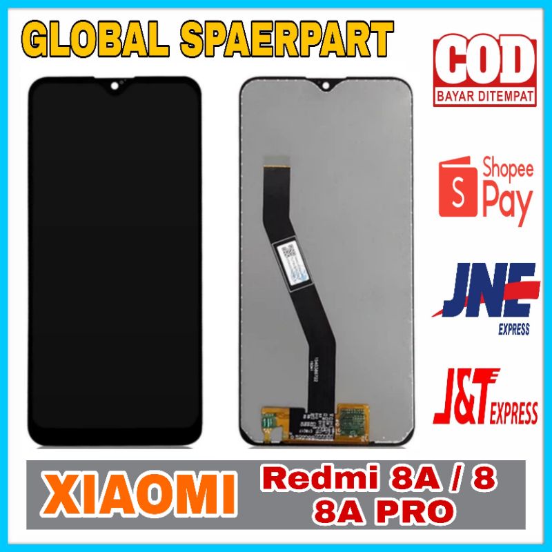 Lcd + Touchscreen Xiaomi Redmi 8A / Redmi 8 / Redmi 8 Pro Fullset Incell