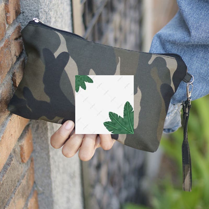 Terlaris Dompet Pouch Pria Wanita Kanvas ARMY Elegan