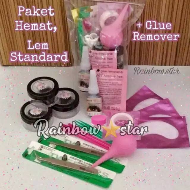 Paket Hemat Eyelash Extension 2 Dengan Remover