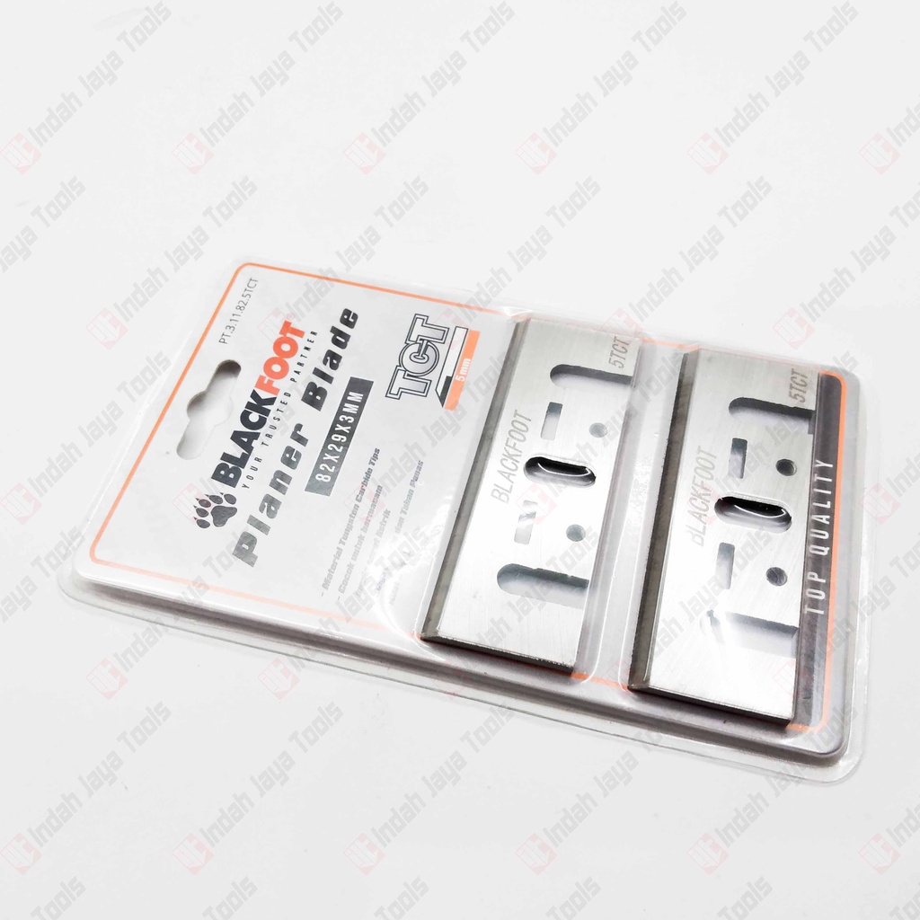 BLACKFOOT TCT Planer Blade 82 mm Mata Serut Kayu Sugu Ketam Pasah