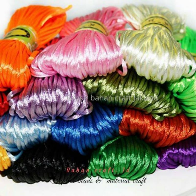 1Rol Tali Gelang Satin Cina Simpul chinese Knothing 1mm