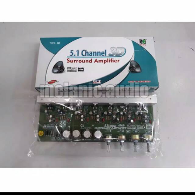 Kit power Amplifier aktif 5.1 suround 3D