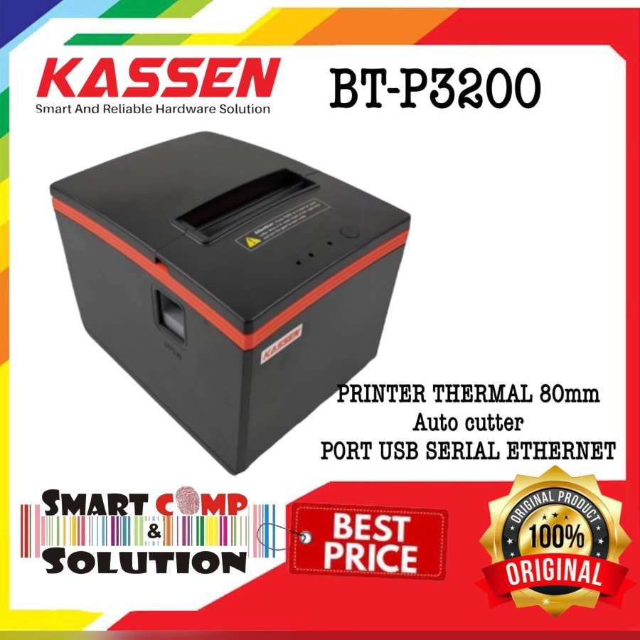 Printer kasir Thermal KASSEN BT-P3200 / BTP3200 80MM AutoCutter