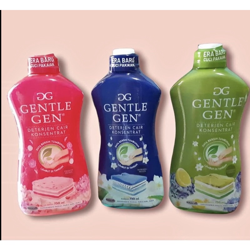 Jual Gentle Gen 750ml // Detergen Cair Gentle Gen 750ml Shopee Indonesia