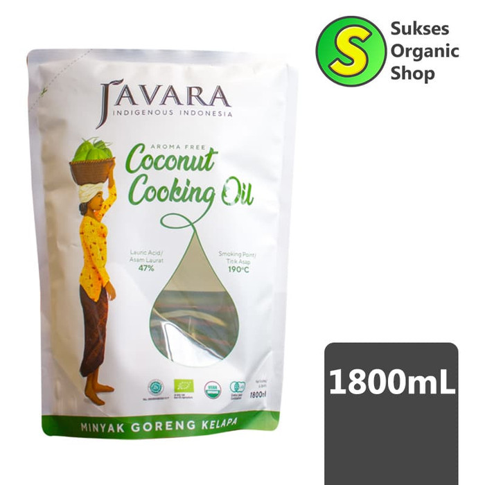 

BEST SELLER - COCONUT COOKING OIL/MINYAK KELAPA NON AROMA/JAVARA/REFIL/1800ML