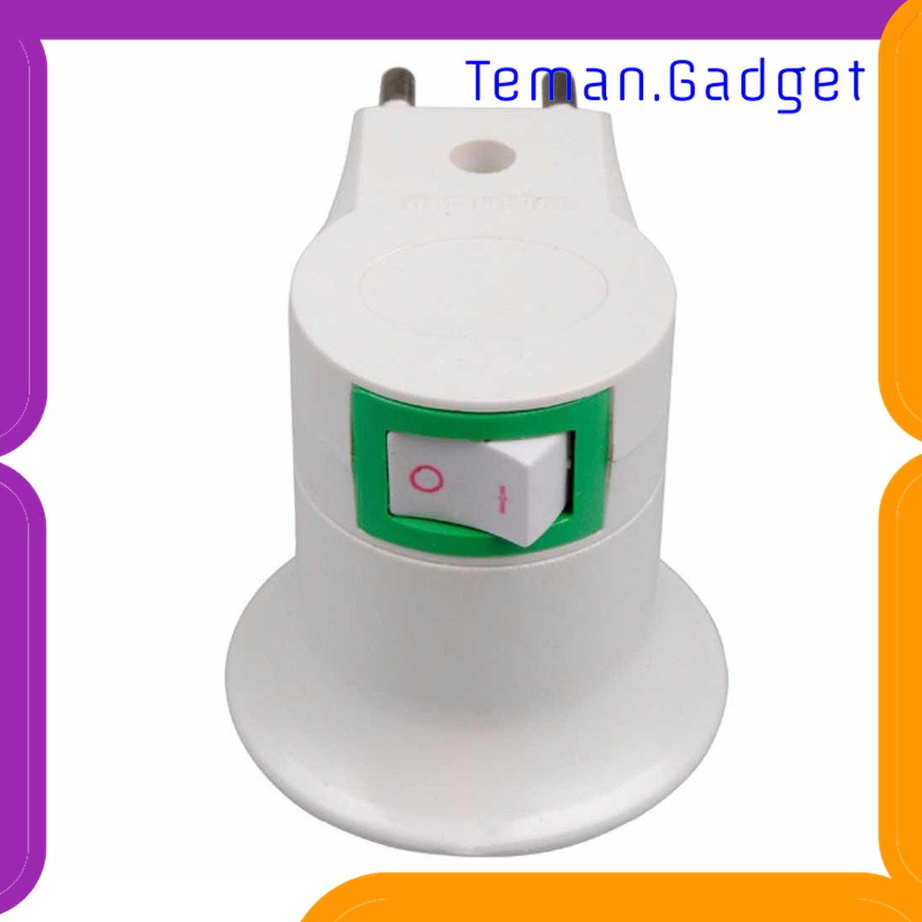 TG-DG116 FITTING E27 LAMPU BOHLAM PORTABLE EU PLUG