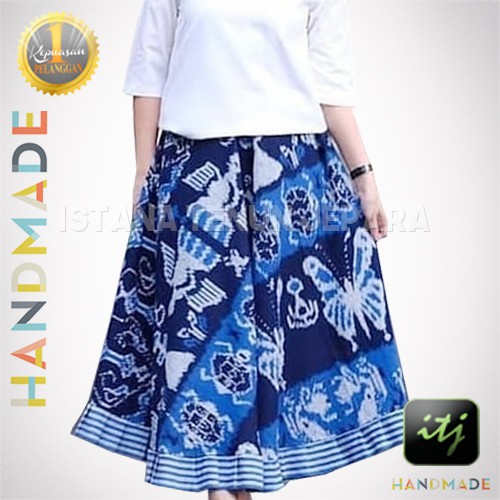 Rok Etnik / Rok Batik / Rok Payung Tenun Troso Motif Sumba