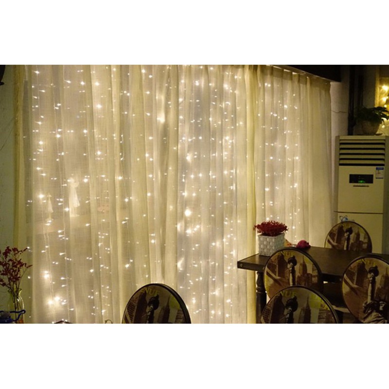 TaffLED Lampu Gorden Dekorasi Wedding Fairy Light 3x3Meter 300 LED - 300L