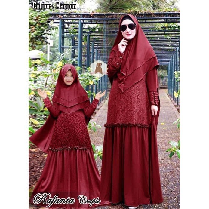 BAJU COUPLE IBU DAN ANAK / GAMIS COUPLE IBU DAN ANAK MEWAH