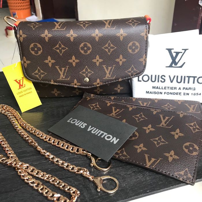 Tas wanita murah selempang fashion batam slingbag LV SLING - Monogram