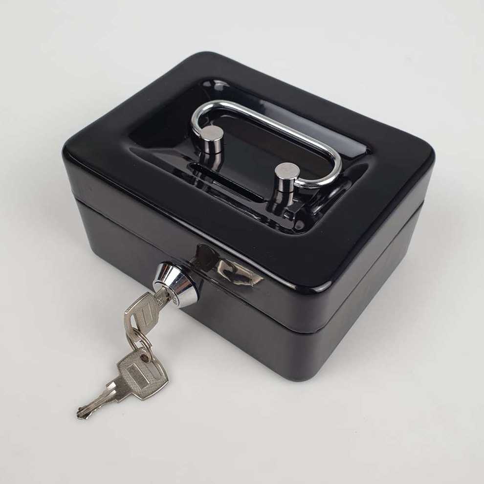 Kotak Brankas Uang Safebox Key Lock 12.5x9.5x6cm