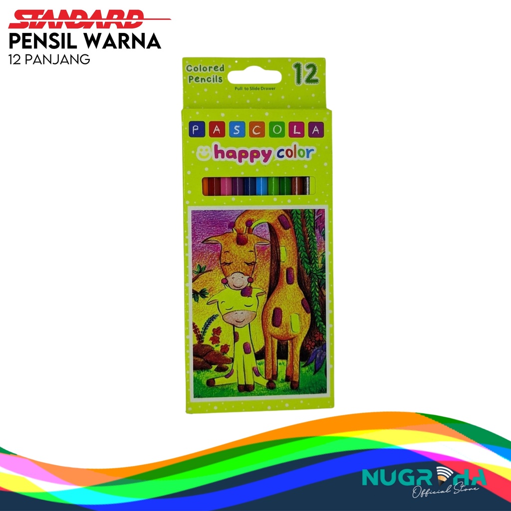 

PENSIL WARNA 12 PANJANG PASCOLA