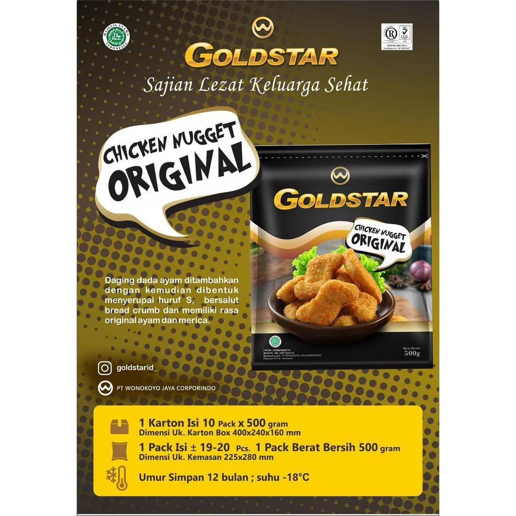 Goldstar Chicken Nugget Original 500 Gram