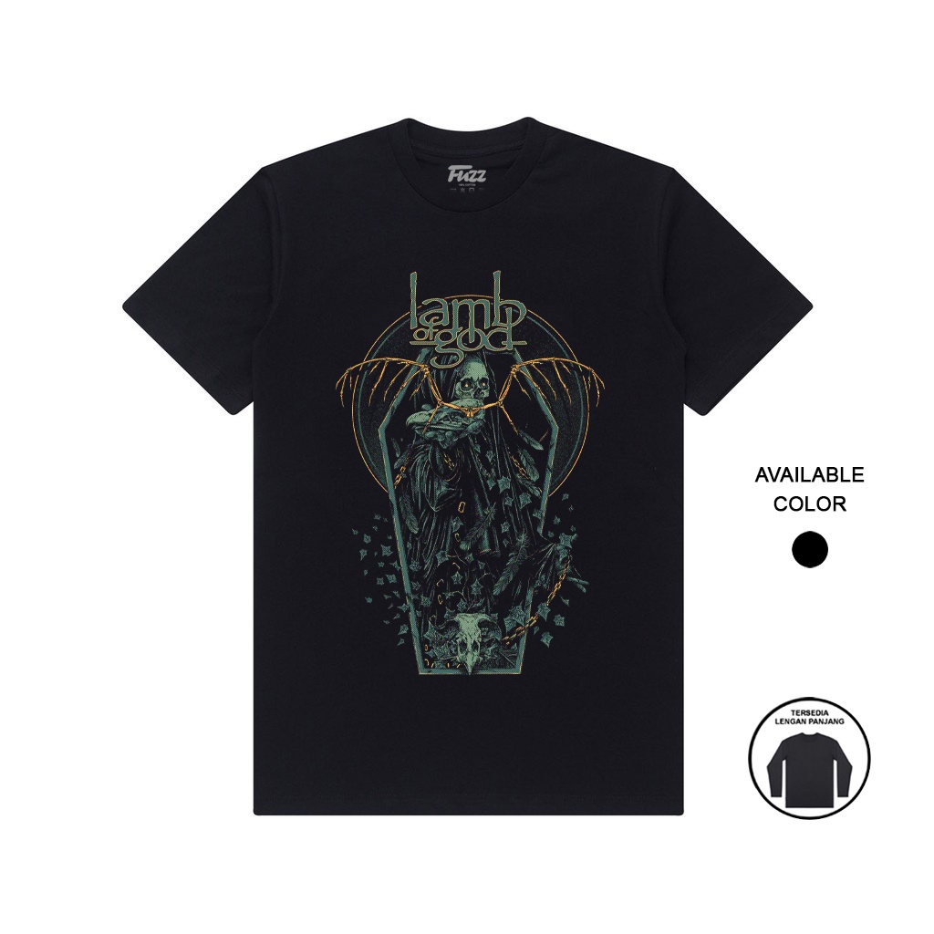 KAOS BAND | KAOS LAMB OF GOD | BAJU DISTRO MUSIK ROCK METAL PREMIUM TSHIRT PRIA WANITA ORIGINAL BANDUNG