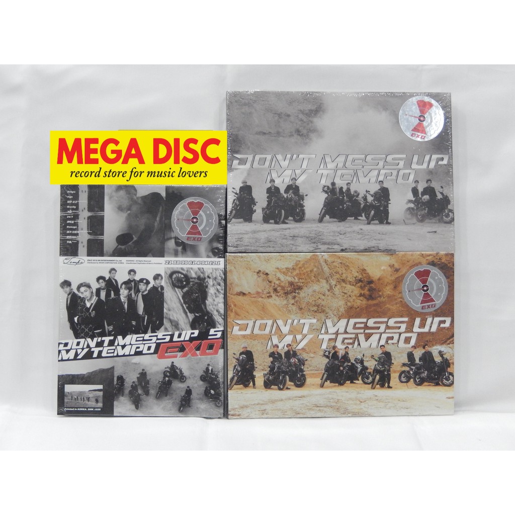 CD Exo - Don't Mess Up My Tempo Album Korea Audio Kpop All Versions