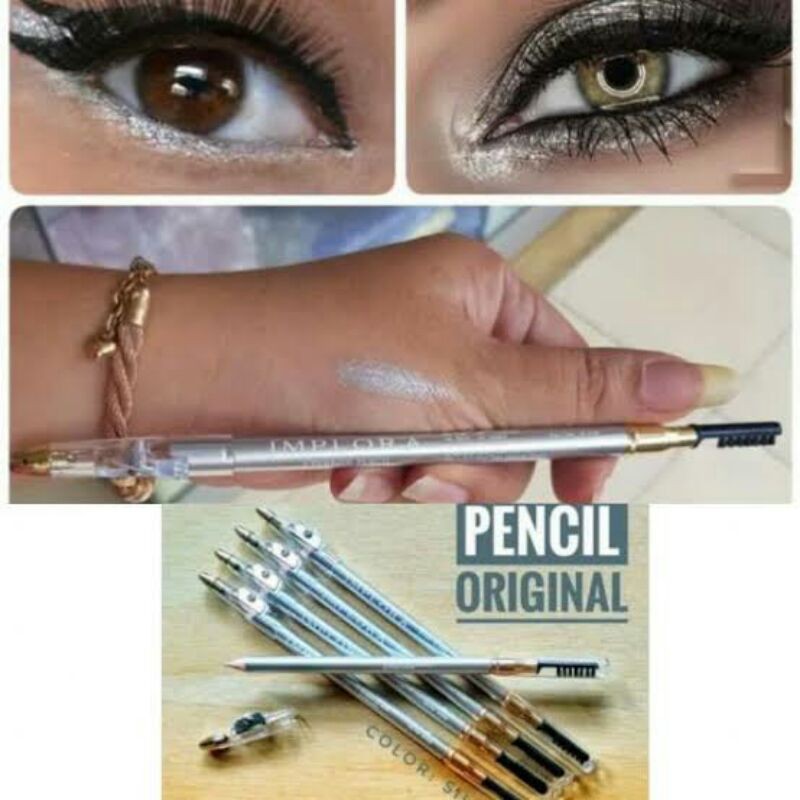 Eyeliner pensil silver implora