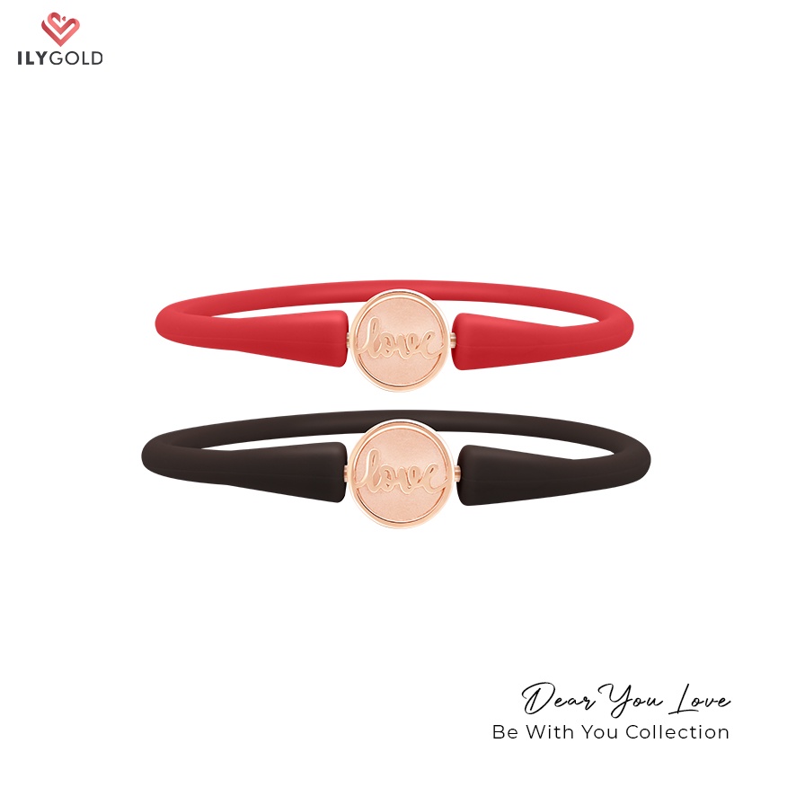 Couple Dear You Love Bangle Vol 2 ILY GOLD  Be With You Collection