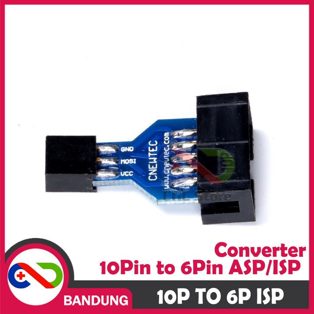 AVRISP USBASP ISP CONVERTER 10P TO 6P BURN BOOTLOADER