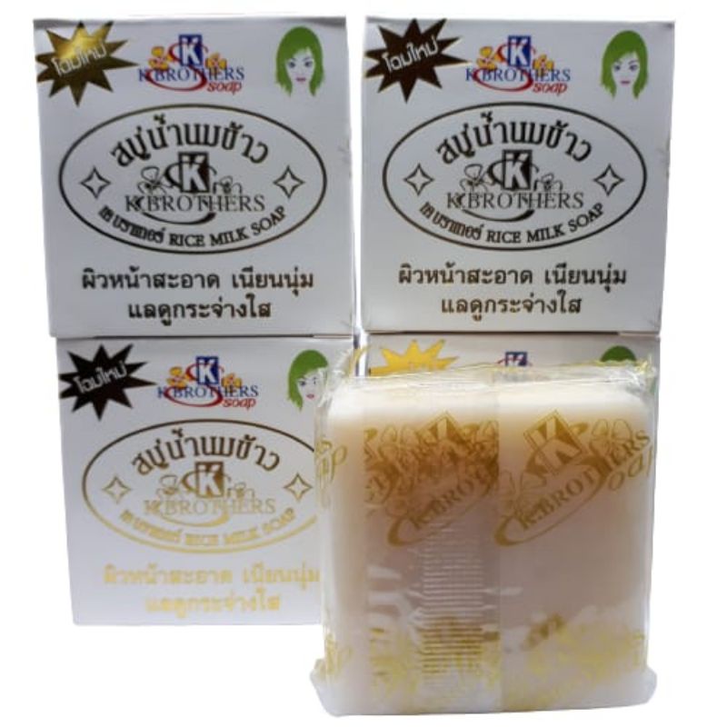 SABUN BERAS (RICE MILK) K.BROTHERS 60g ORIGINAL THAILAND