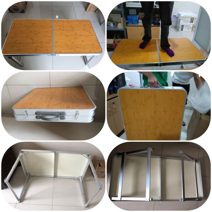 Meja Lipat Portable  Meja Lipat Koper  Meja Lipat Serbaguna  Meja