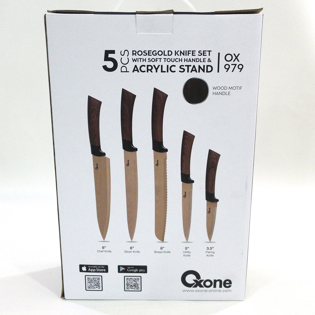 Oxone OX979 Pisau Dapur Set isi 5 Kitchen Knife Set Premium