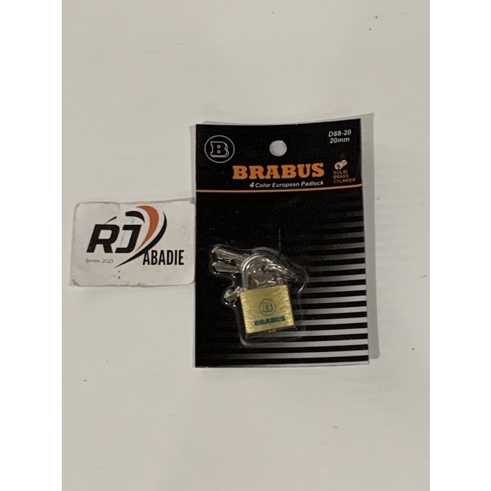 Gembok Koper / Cat / Blester Brabus 20mm [12pc]