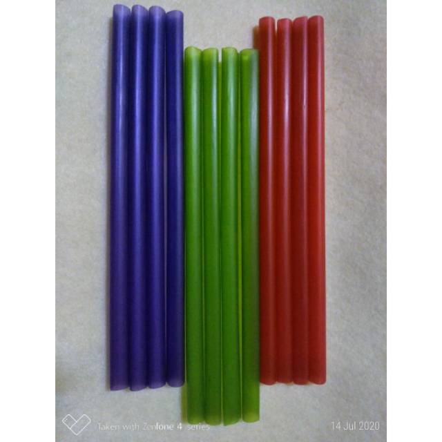 Sedotan Plastik Sedotan Pop Ice Sedotan Besar 1cm ( 1 lusin )