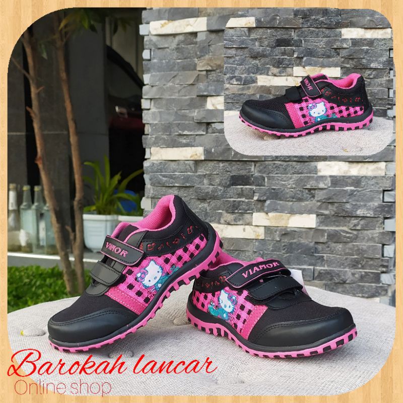 SEPATU HELLO KITTY ANAK TK VIAMOR Br2 SIZE 26-35 SPORTY