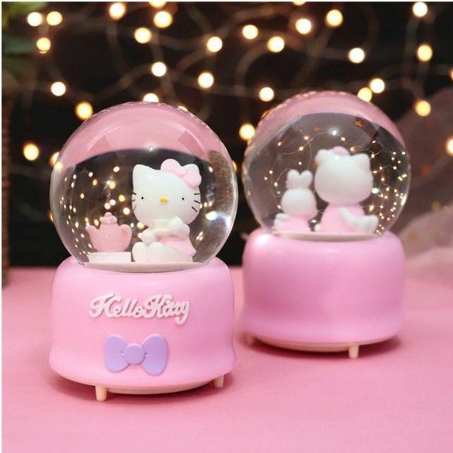 Snowball / Kotak Musik / Bola Kristal / Bola Salju Hello Kitty Teko